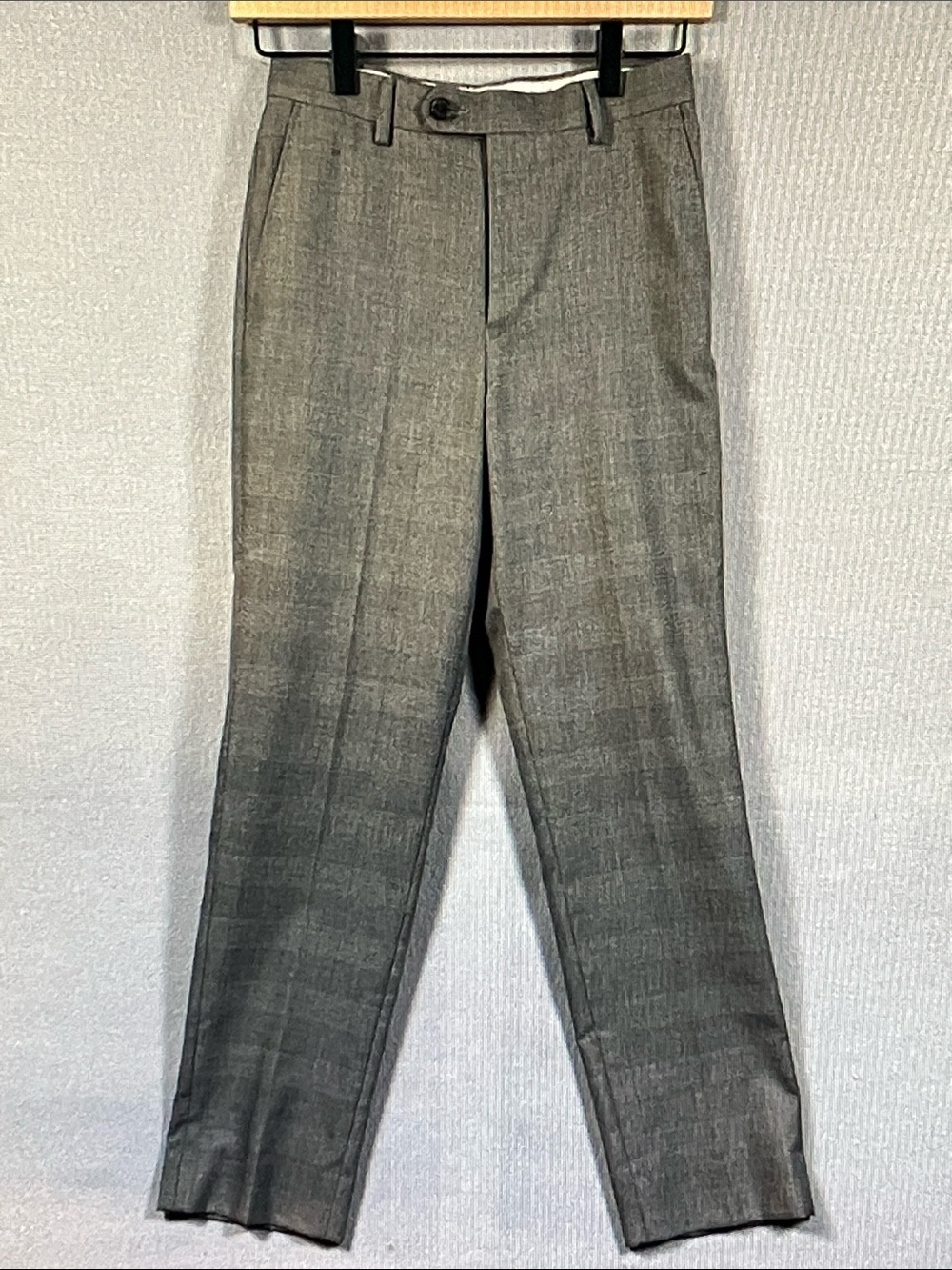 Lauren Ralph Lauren Gray Straight-Leg Dress Trousers